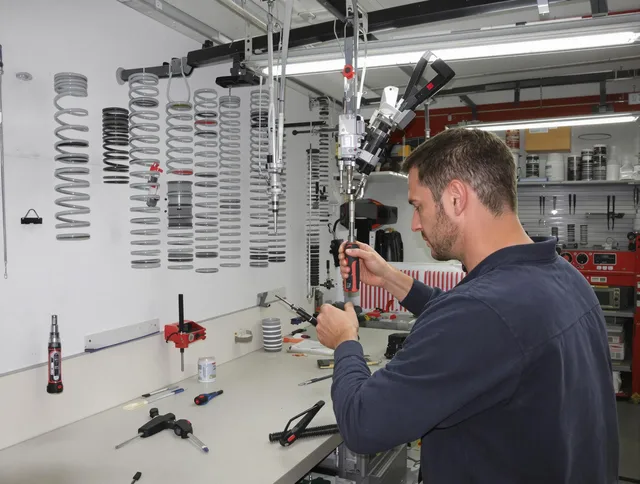 Castle Rock Garage Door Repair safety certified technician performing precision spring replacement in Castle Rock